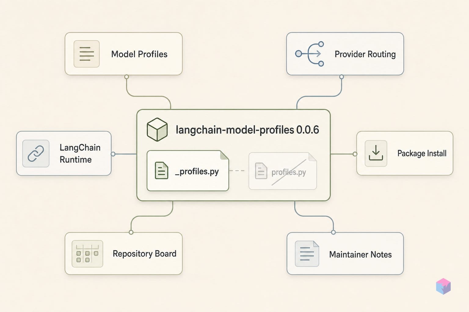 langchain-model-profiles writes _profiles.py, not profiles.py