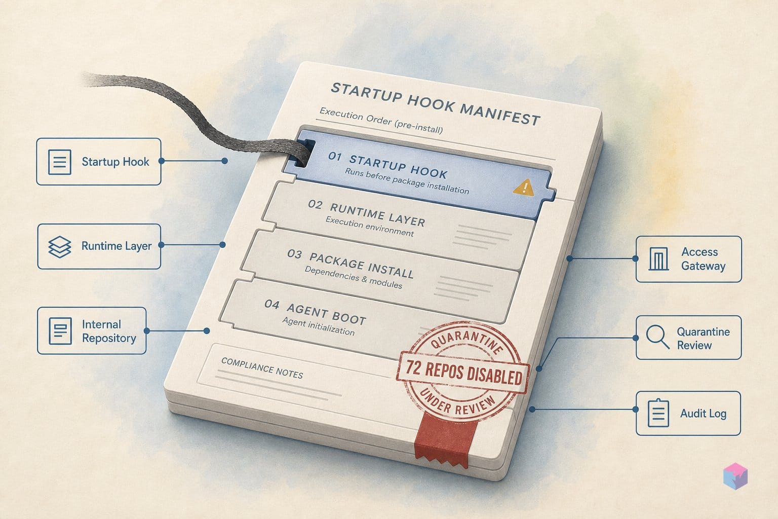 Miasma skipped npm and hijacked your AI agents' startup hooks