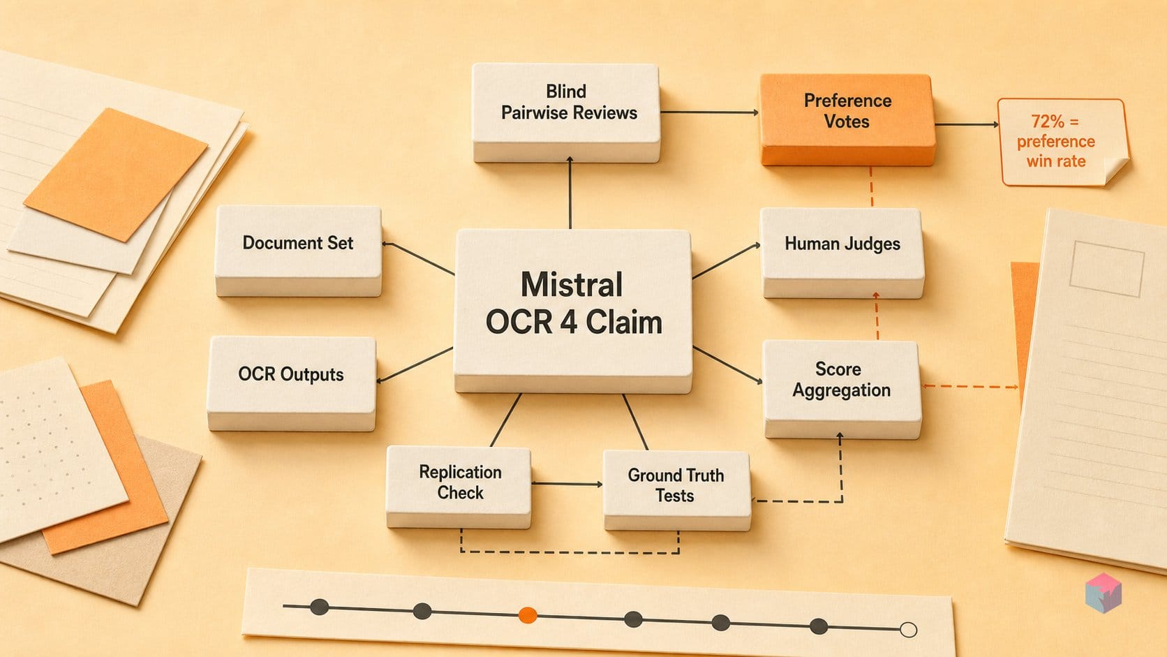 Mistral OCR 4: the 72% is preference voting, not proof
