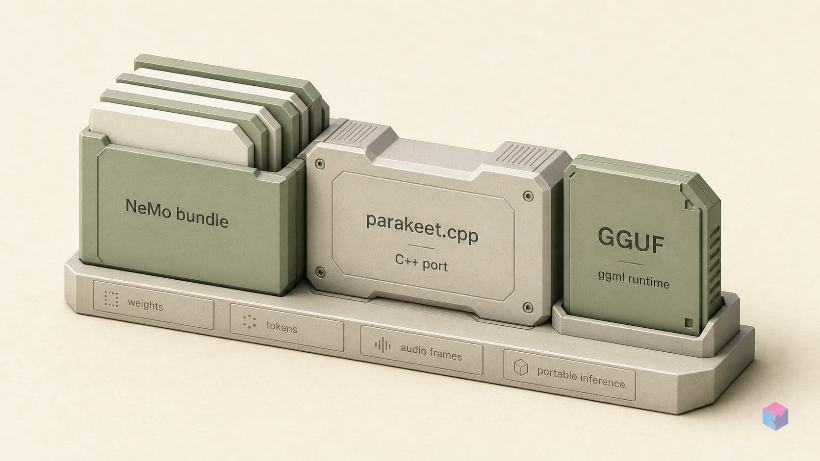 NeMo out, GGUF in: how parakeet.cpp ports NVIDIA ASR to C++