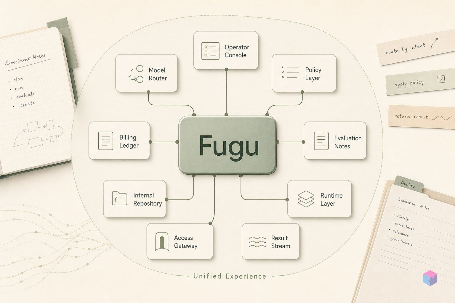 Fugu hides the seams: multiple AIs, billed as a whole