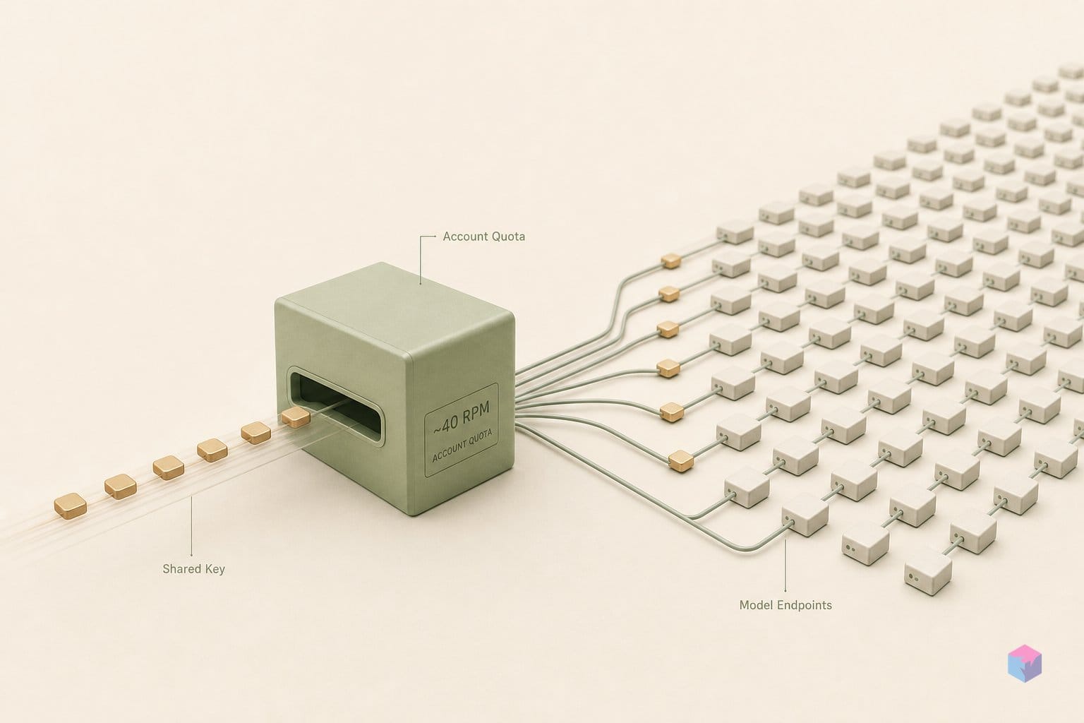 NVIDIA NIM's ~40 RPM cap is account-wide — not per model