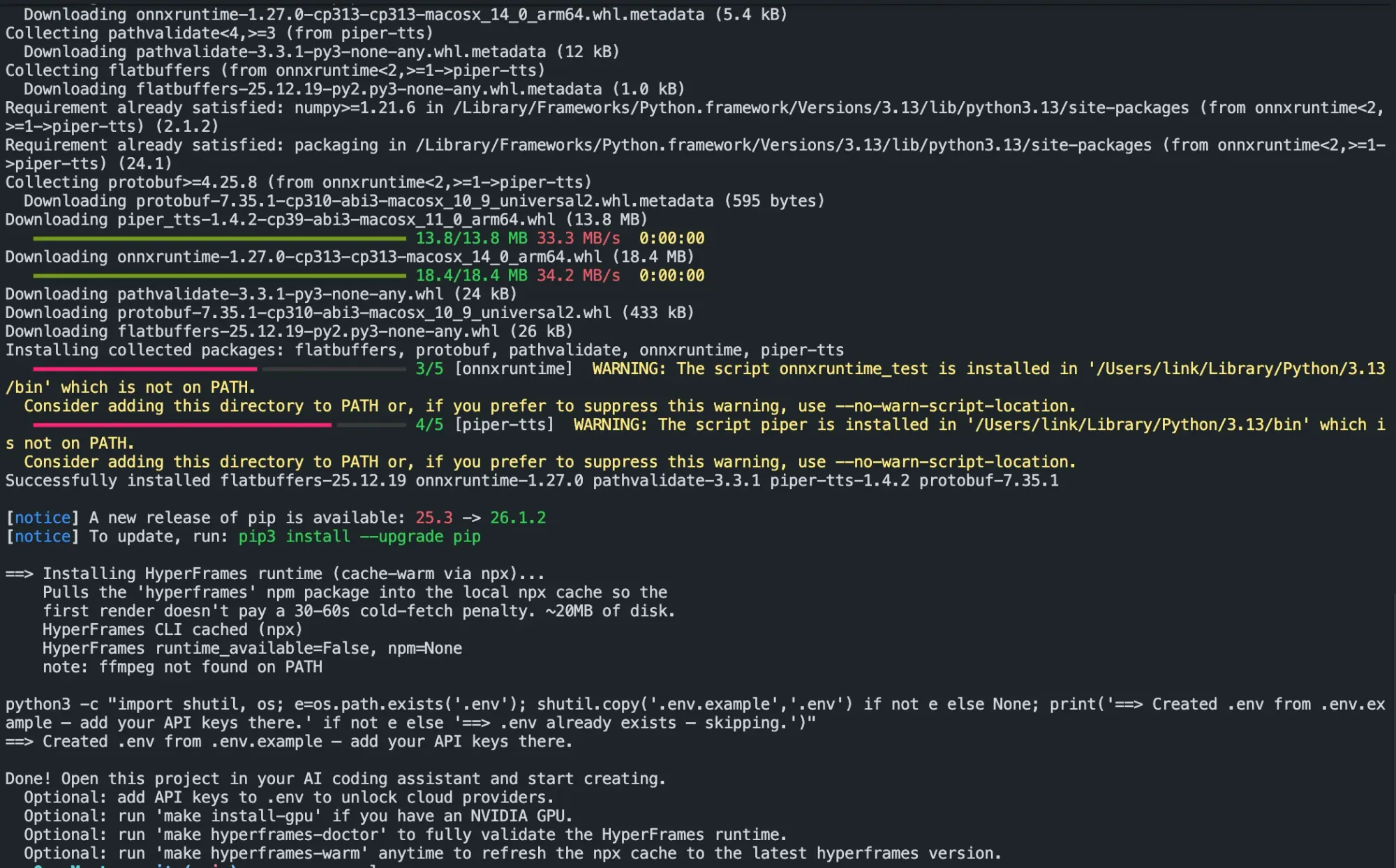 Before You Begin: Python 3.10, FFmpeg, and an Agent (source: pinggy.io)