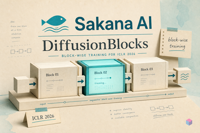DiffusionBlocks: Sakana AI's Block-Wise Training for ICLR 2026