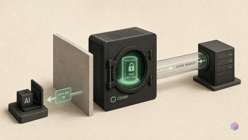 Cloak 데몬이 HTTPS를 맡고 원시 볼트 값은 나가지 않는다