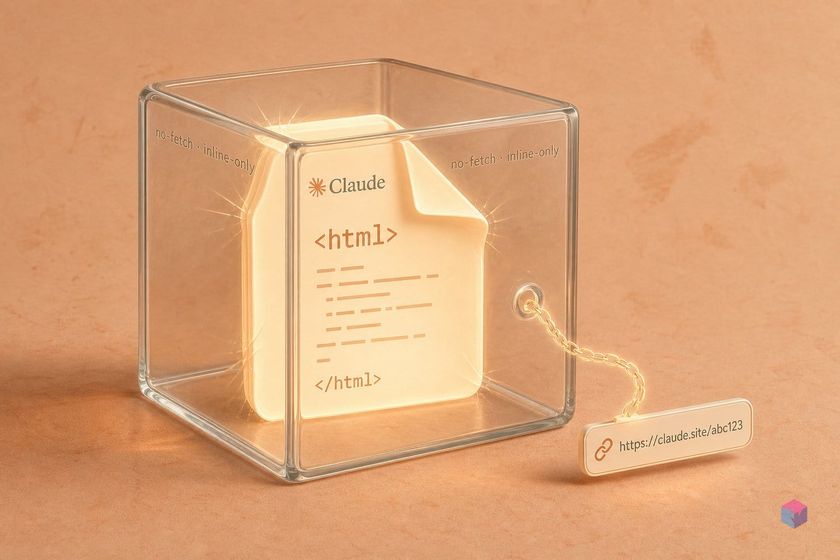 Claude Code 아티팩트는 채팅 샌드박스가 아닌 실시간 URL을 발행