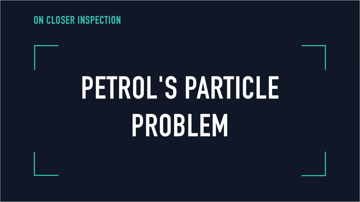 A petrol car's exhaust can make more fine particles than its tyres