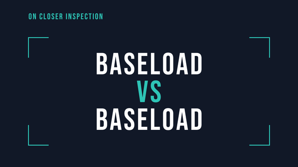Baseload vs. baseload