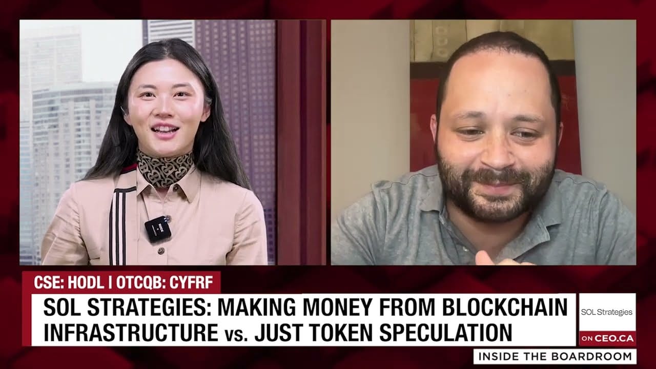 3.5M Solana Tokens Under Management - Sol Strategies CTO on Validator Revenue Model