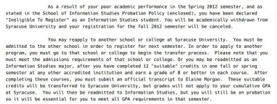 From (Temporary) College Failout and Beyond