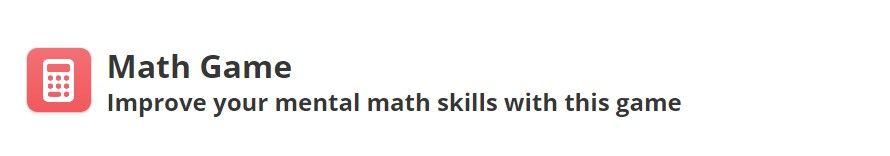 math-game