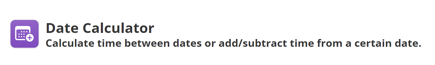 date-calculator