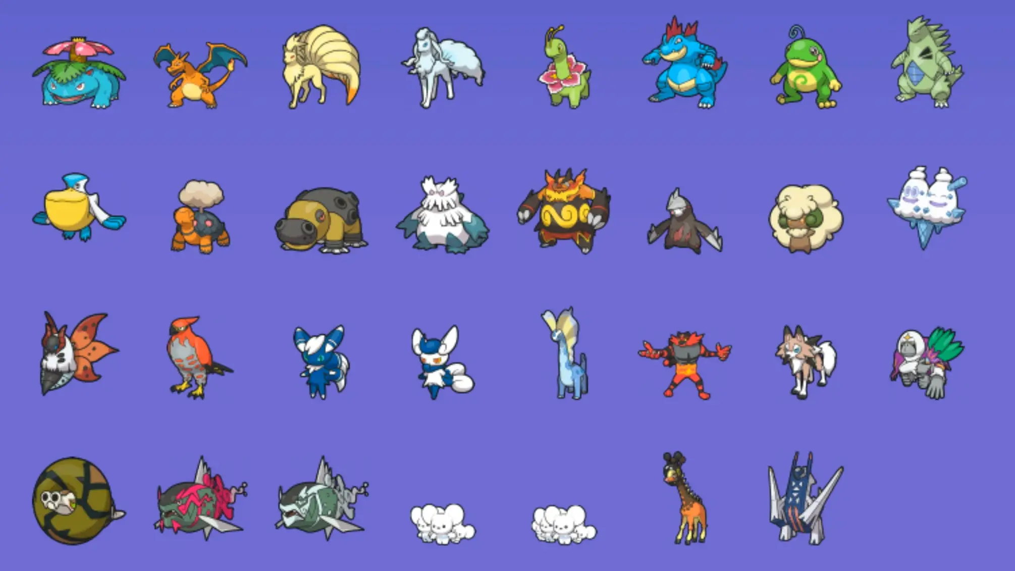 The Global Challenge 2026 Special Roster roster on a purple background.