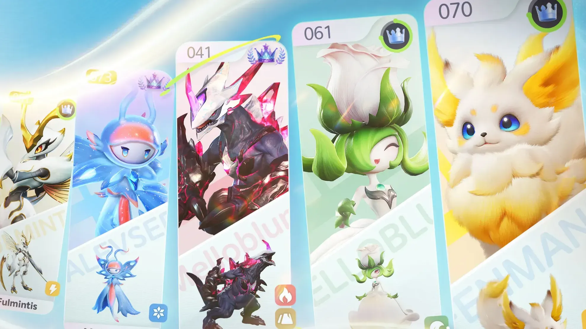 Various entries in Aniimo's Aniilog against a shimmering background.