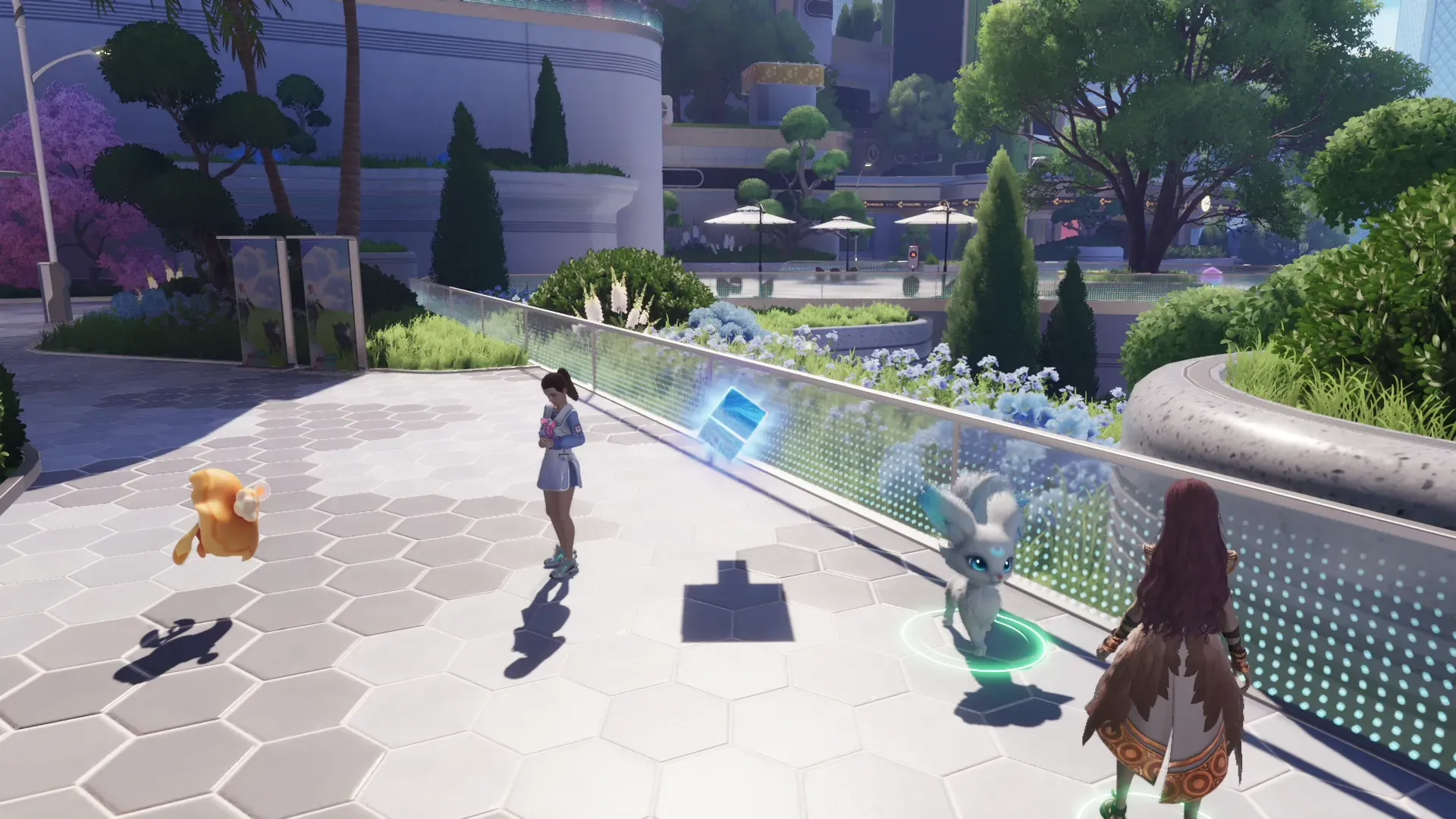 A Voxel Cube during the Mysterious Presence quest in Aniimo.