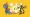 Deino, Flittle and Xurkitree in front of a polygonal shape and textured background.