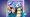 A proposed Gyarados LEGO Pokémon TCG build set against a light blue and orange background.