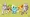 Mega Mewtwo X, Chespin, Froakie, Fennekin and Mega Mewtwo Y in front of a polygonal shape and textured background.