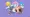 Uxie, Mespirit and Azlef, Sneasel and Minior in front of a polygonal shape and textured background.