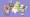 Meltan, Scatterbug, Kecleon and Smeargle in front of a polygonal shape and textured background. 
