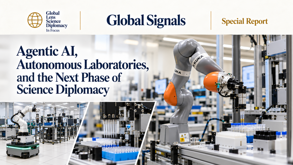 Agentic AI, Autonomous Laboratories, and the Next Phase of Science Diplomacy