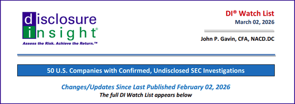 DI Watch List - March 02, 2026