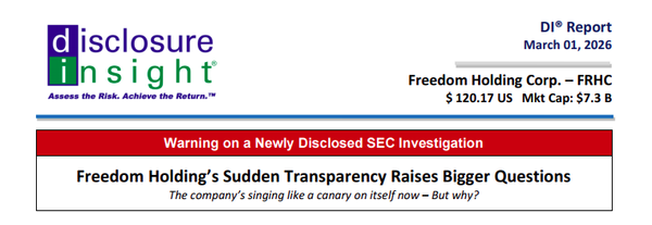 Freedom Holding’s Sudden Transparency Raises Bigger Questions
