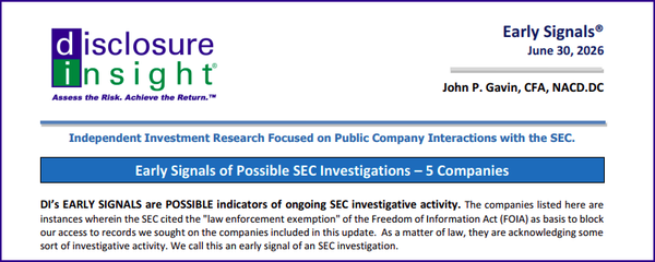 DI's Early Signals Report: June 30, 2026