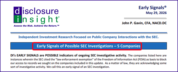 DI's Early Signals Report: May 29, 2026
