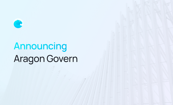 Announcing Aragon Govern