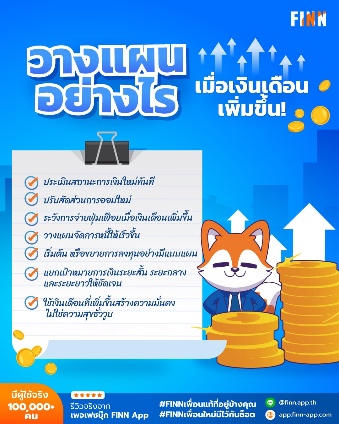 เงินเดือนเพิ่ม แผนการเงิน