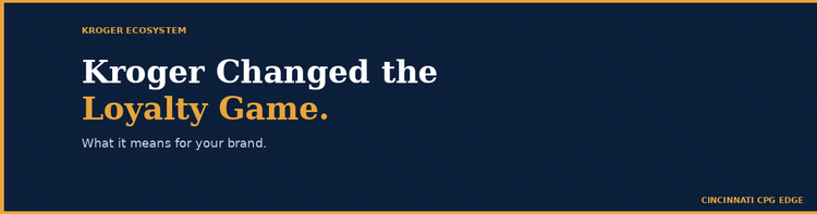 Kroger Just Changed the Loyalty Game. Here Is What It Means for Your Brand.
