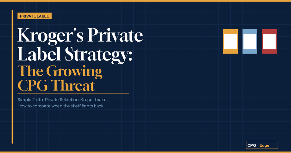 Kroger's private label strategy