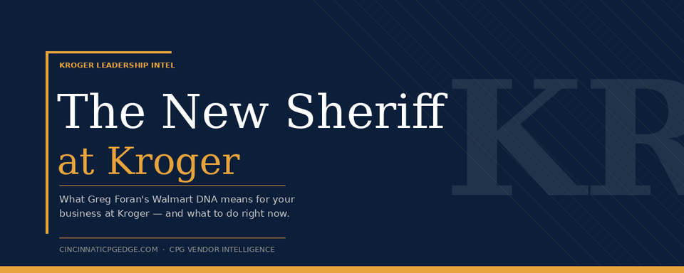 Kroger Has a New Sheriff — Here's What It Means for You