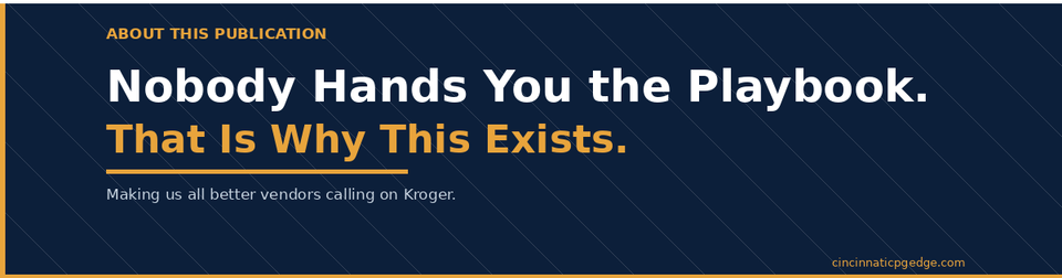 Why Cincinnati CPG Edge Exists (And Why It Belongs in Every Kroger Vendor's Inbox)