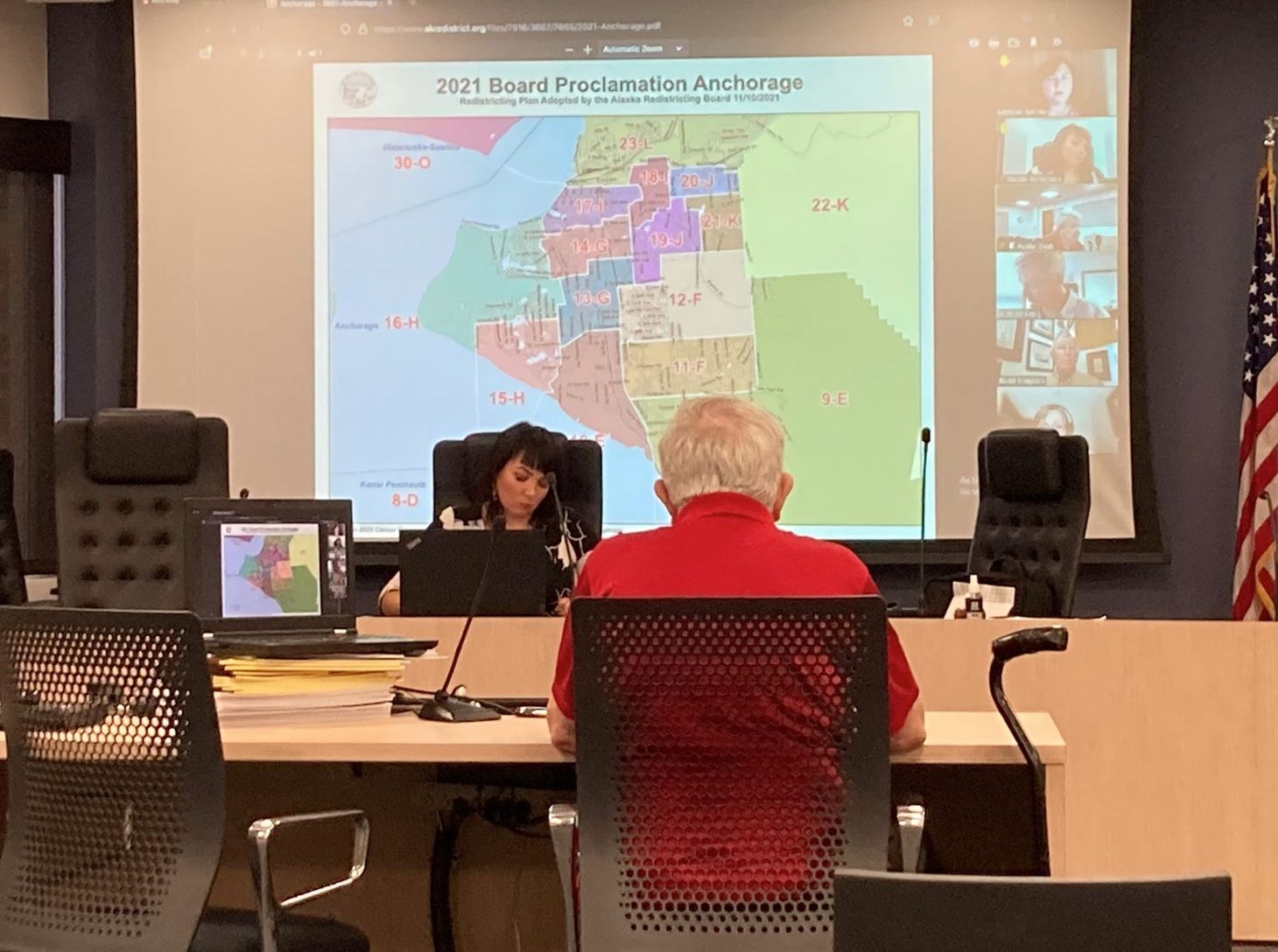 Alaska Redistricting Board narrows options for Anchorage Senate maps