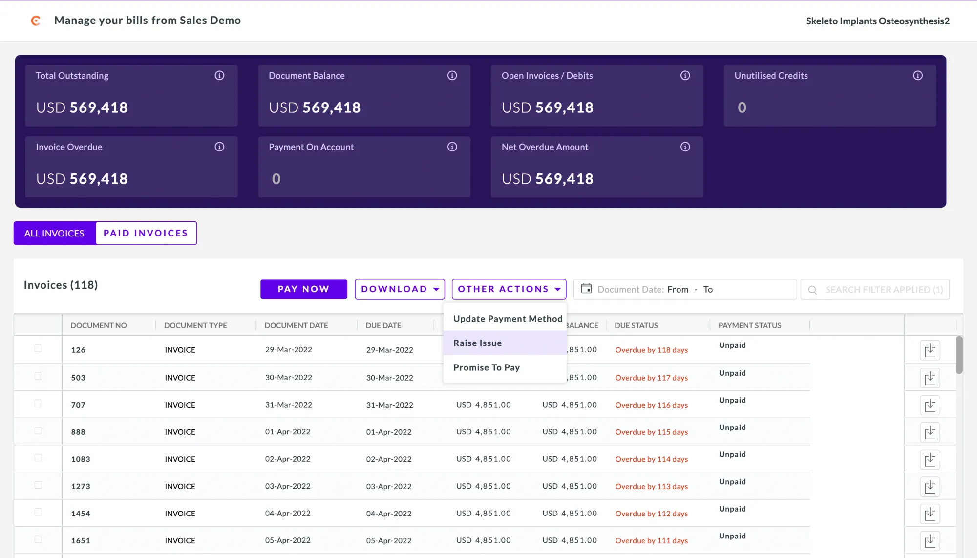 Invoices in Chargebee.