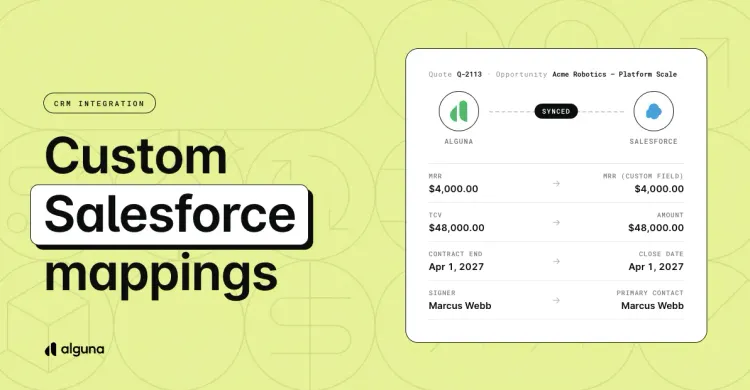 Salesforce integration updates: Custom mappings, quote linking, and more