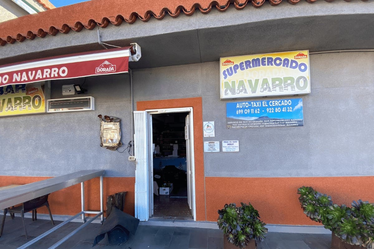 supermarket navarro in chipude la gomera