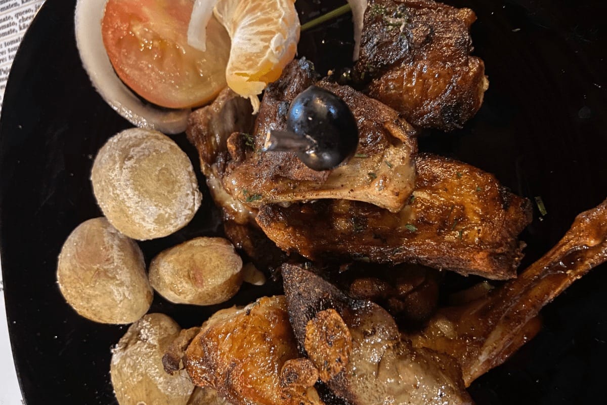 Rabbit Stew Served On La Gomera