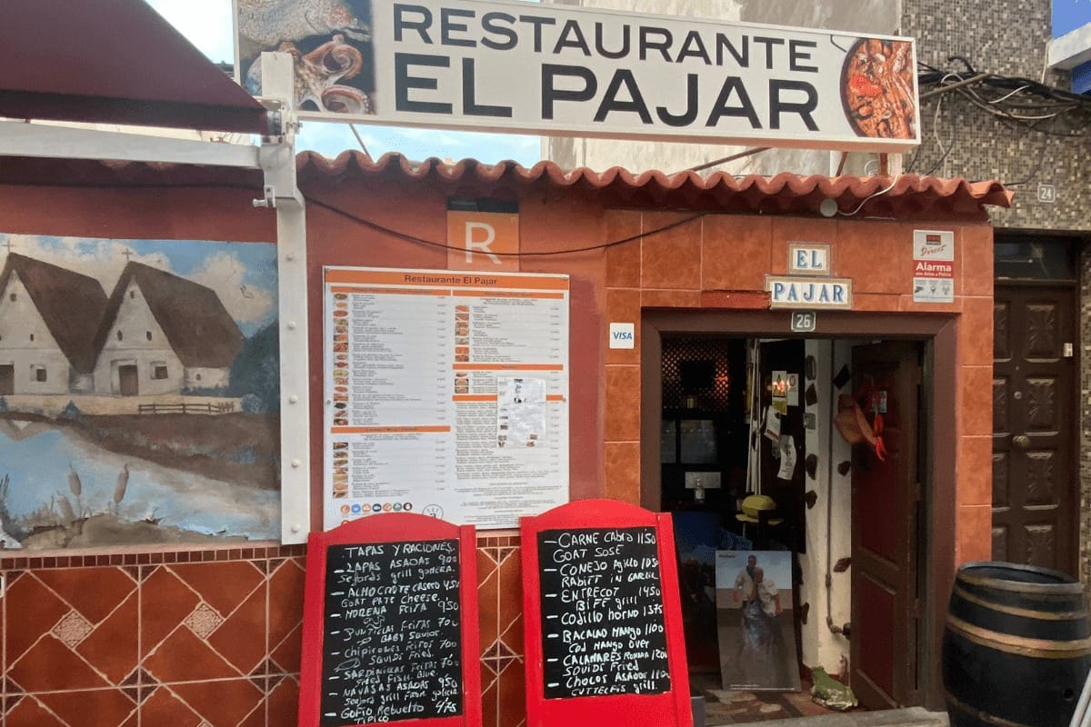 Restaurante El Pajar In San Sebastian De La Gomera canary Islands Spain