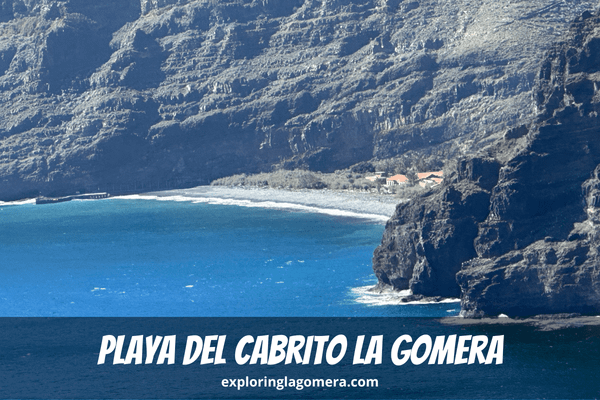 Playa Del Cabrito La Gomera Near San Sebastian Also Known As Cabrito Beach Canary Islands Spain Pebble Volcanic Beach With Bl