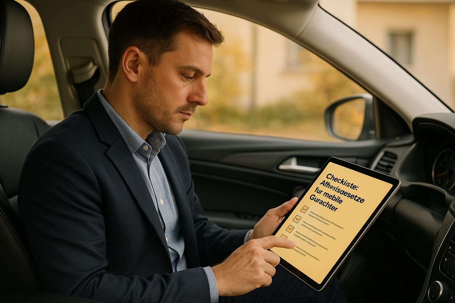 Checkliste: Arbeitsgesetze für mobile Gutachter
