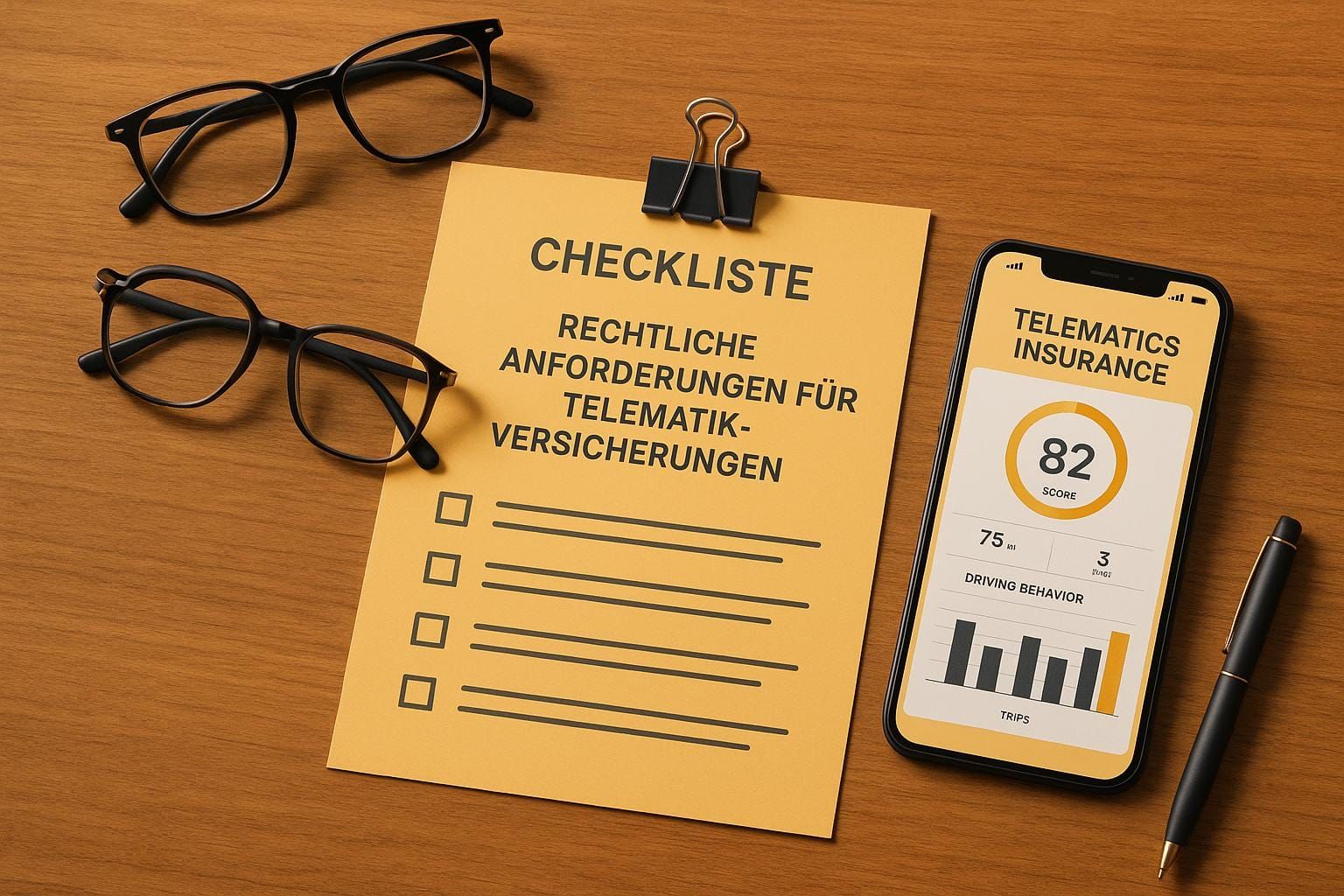 Checkliste: Rechtliche Anforderungen für Telematik-Versicherungen