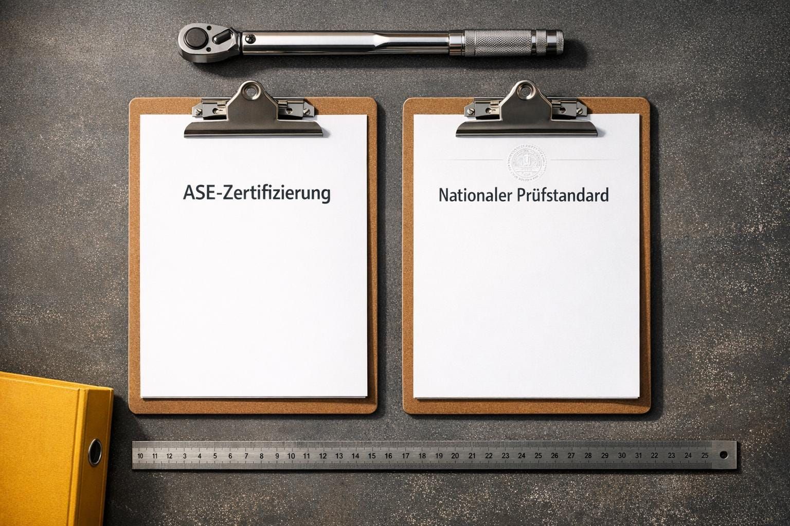 ASE-Zertifizierung vs. andere Standards