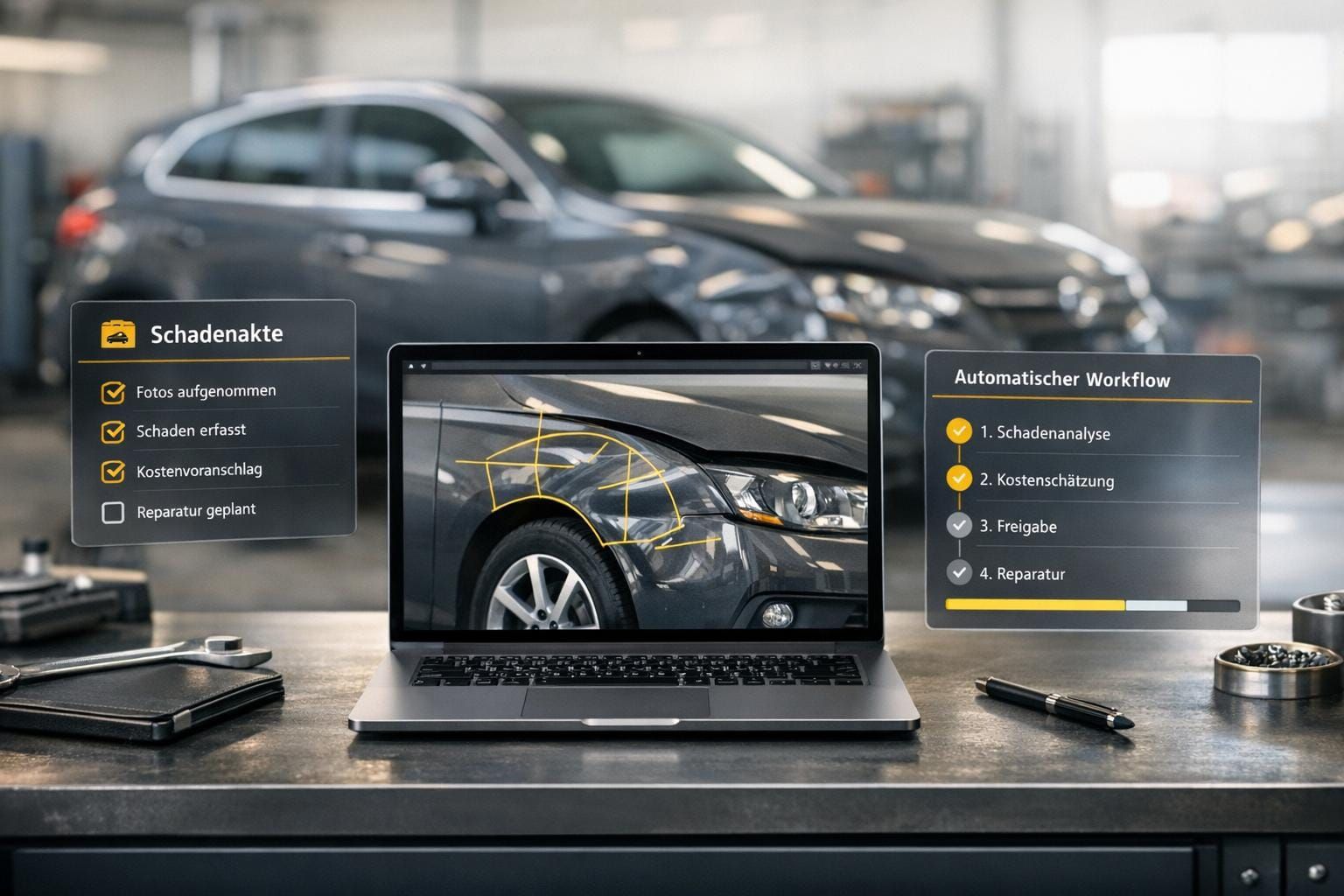Wie helfen CRM-Tools bei der KFZ-Schadensbewertung?