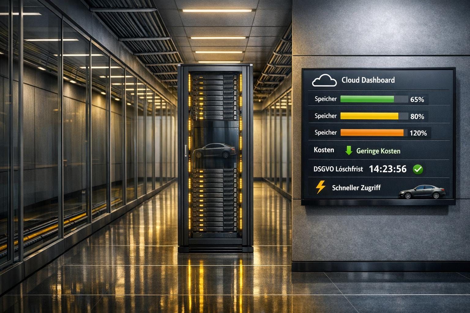 Rechte Cloud-Speichergröße: Vorteile für KFZ-Gutachten