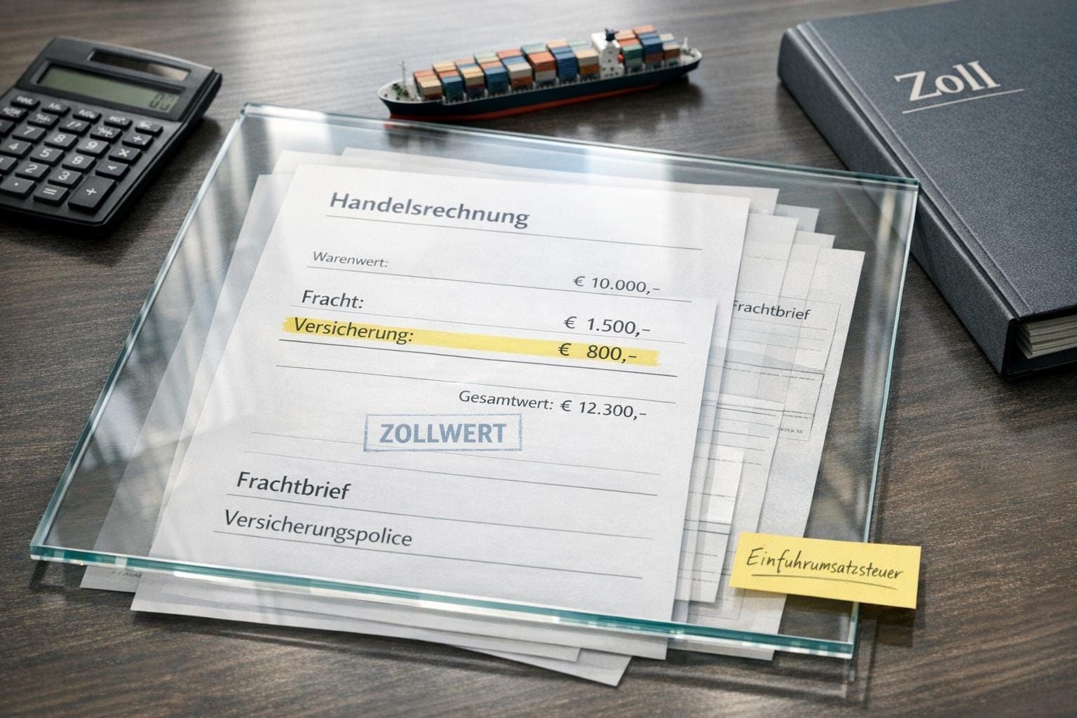 Wie wirken sich Fracht- und Versicherungskosten auf Importzölle aus?