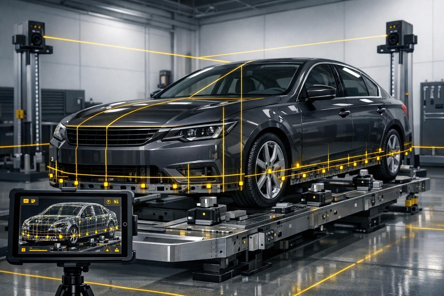 So verbessern Rahmenmesssysteme Unfallgutachten