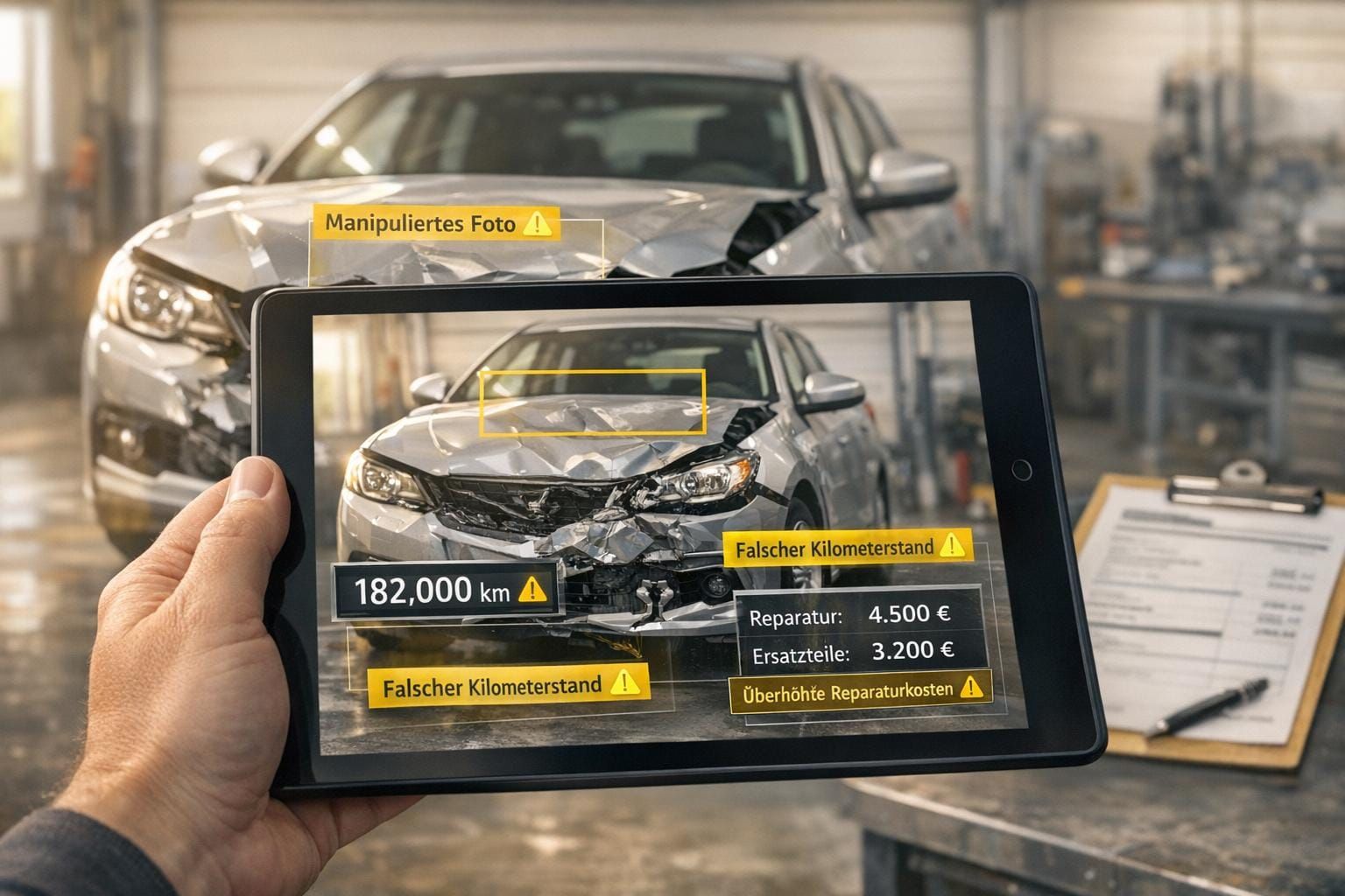 Wie KI Betrug in KFZ-Gutachten erkennt